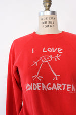 I Love Kindergarten Soft Sweatshirt XS-M