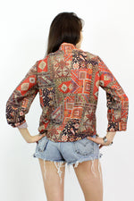 Kilim Print Buttondown M
