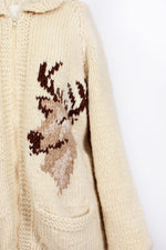 Reindeer Cowichan Sweater