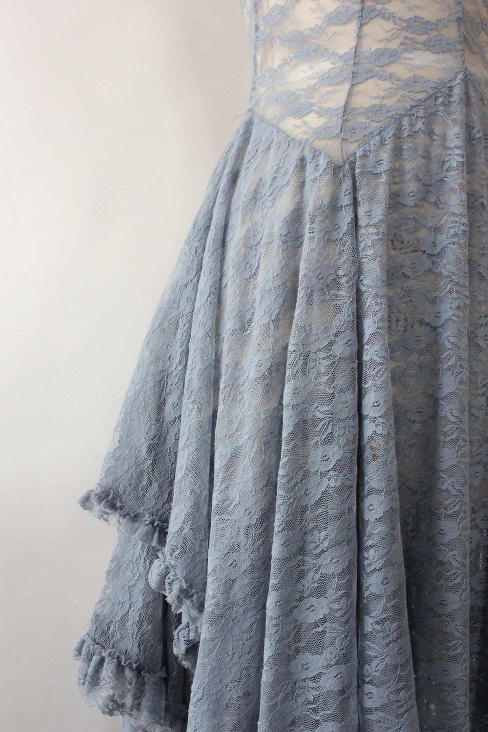Periwinkle Lace Tier Dress XS-M
