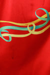 Silk ribbon maxi skirt S