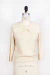 Fuzzy Bow Sweater S
