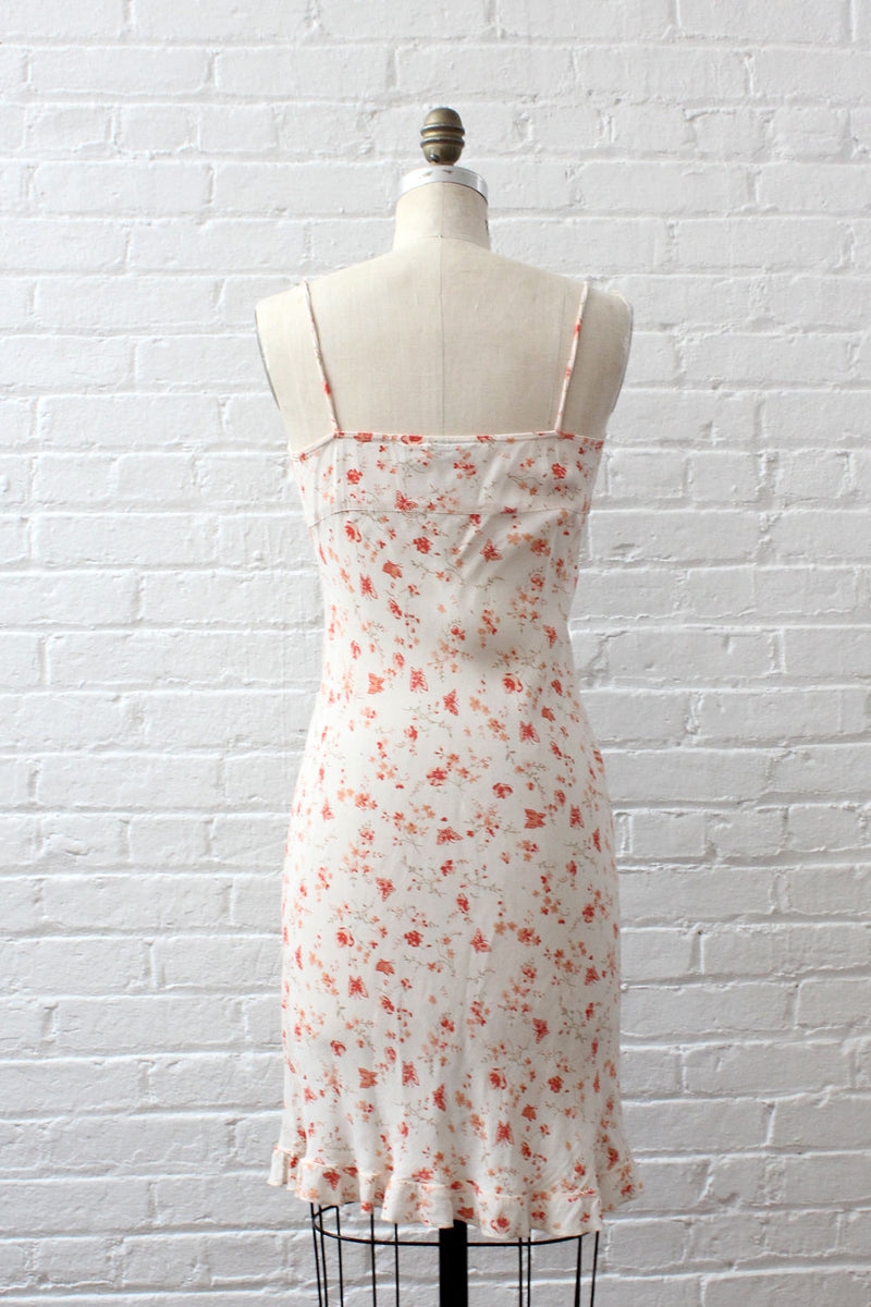Peachy Ditsy Sundress M