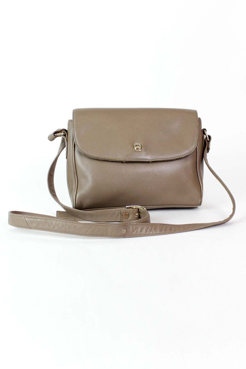 ~ Marked Down ~ Aigner Taupe Crossbody Bag