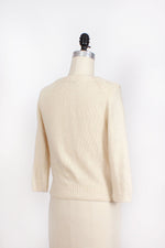 Fuzzy Bow Sweater S