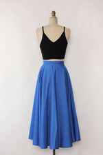 Blue Pup Circle Skirt M