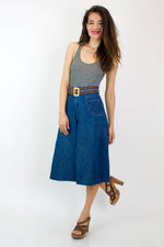 70s Denim Culottes S