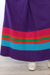 Corset Waist Color Block Skirt S/M