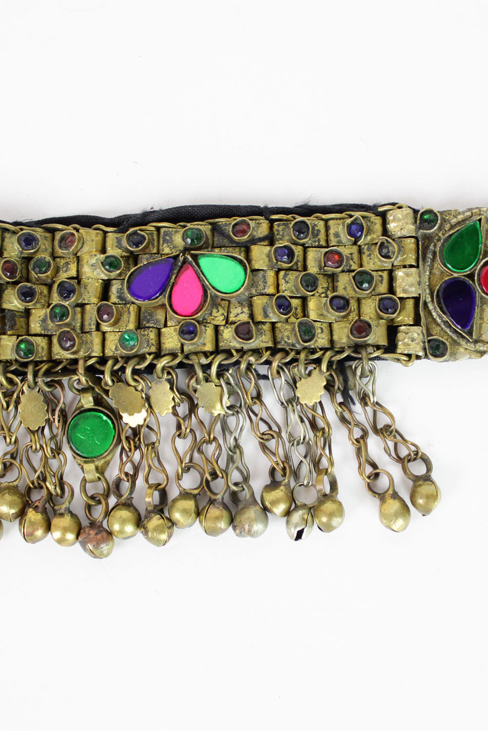 brass bells tribal choker