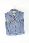 Boxy Denim Vest M