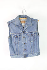 Boxy Denim Vest M
