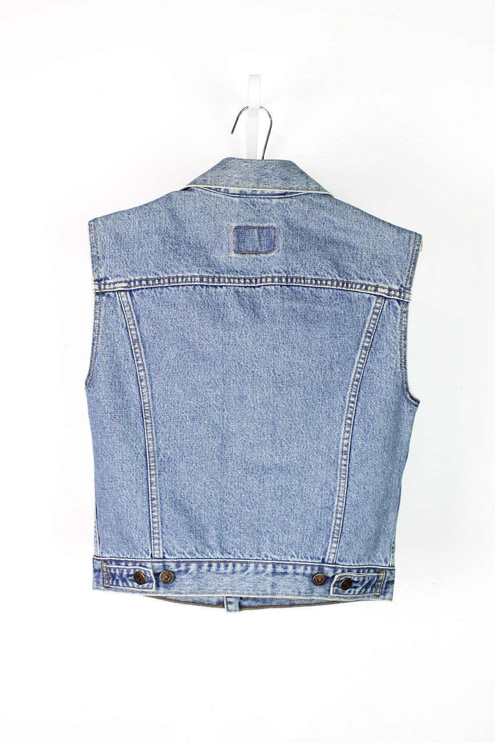 Boxy Denim Vest M