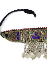 fringed tribal choker