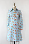 Sky Collar Pocket Dress M/L