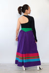 Corset Waist Color Block Skirt S/M
