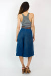 70s Denim Culottes S