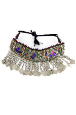 fringed tribal choker