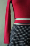 Cranberry Italian Wool Sweater Dress M/L