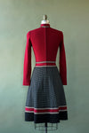 Cranberry Italian Wool Sweater Dress M/L