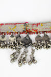 embroidered tribal choker with bells