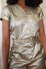 Solid Gold Foxy Jumpsuit S/M