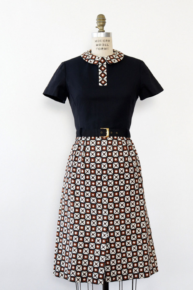McMullen Cotton Pique Prism Dress M