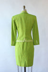 Lime Green Skirt Suit XS/S