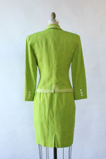 Lime Green Skirt Suit XS/S