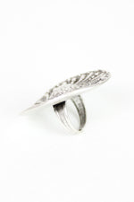 petal medallion ring