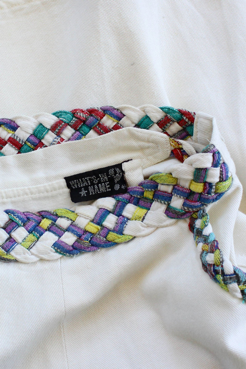 Rainbow Rope Denim Wrap Skirt XS/S