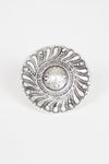 petal medallion ring