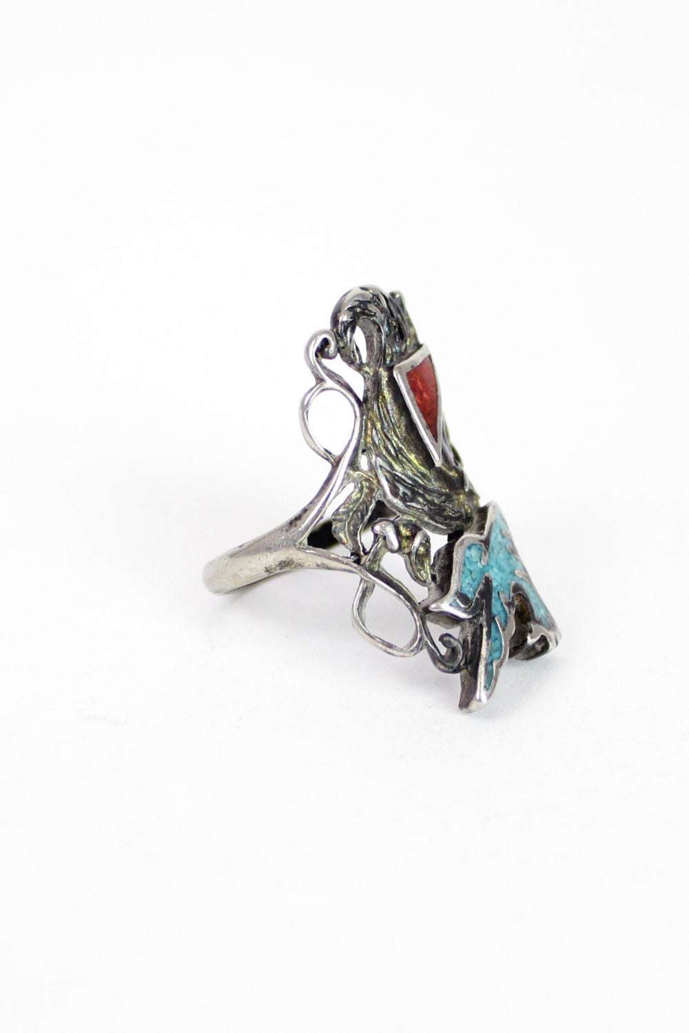 bird in the branches ring