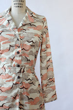 Seagull Silhouette Shirtdress M