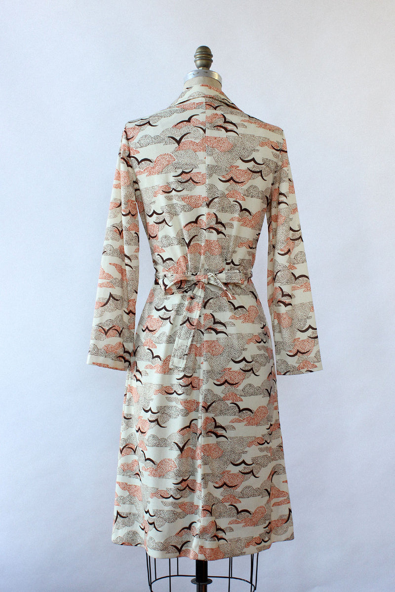 Seagull Silhouette Shirtdress M