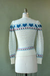 Jo Fair Isle Heart Sweater XS/S