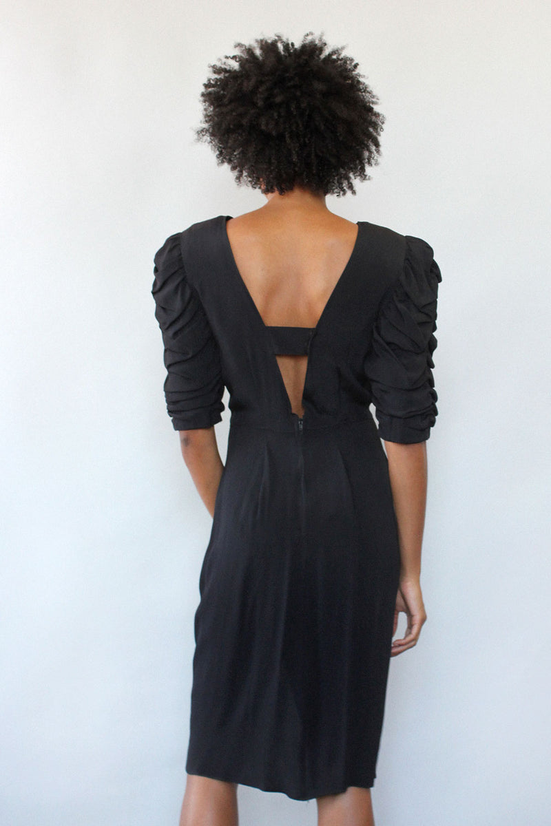 Ashlee Ruched Sleeve Dress S/M