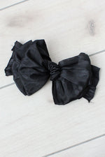 Black Bow Barrette