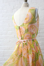 Swirl Chiffon Party Dress S/M