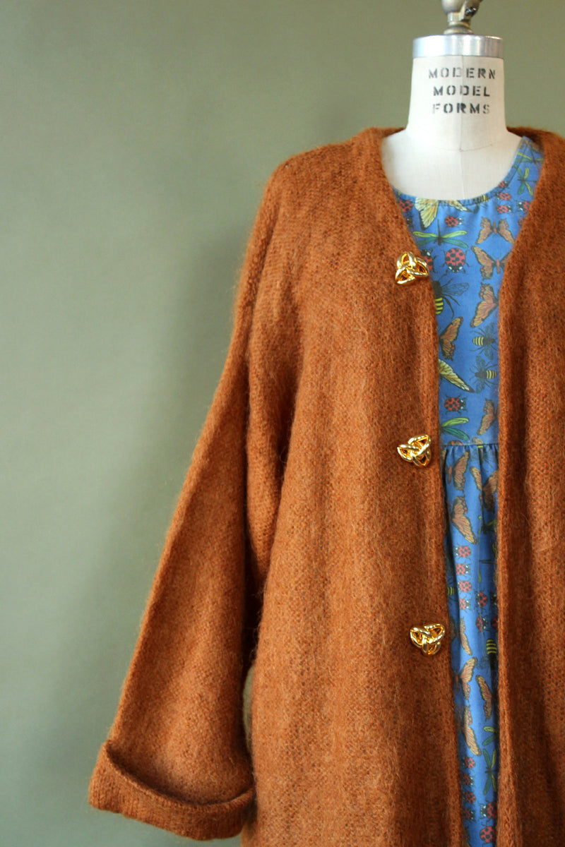 Ginger Mohair Cardigan M/L