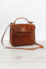 Furla Croc Mini Satchel