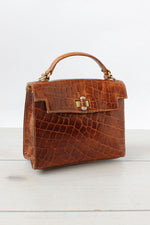 Furla Croc Mini Satchel