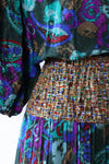 Susan Freis Puff Pleat Dress XS-M