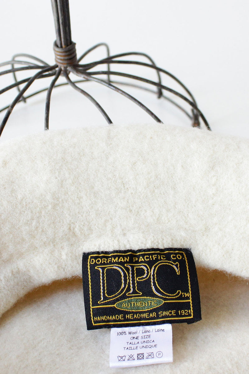 Ivory Wool Beret