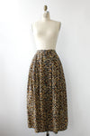 Leopard Life Midi Skirt M