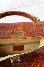 Furla Croc Mini Satchel