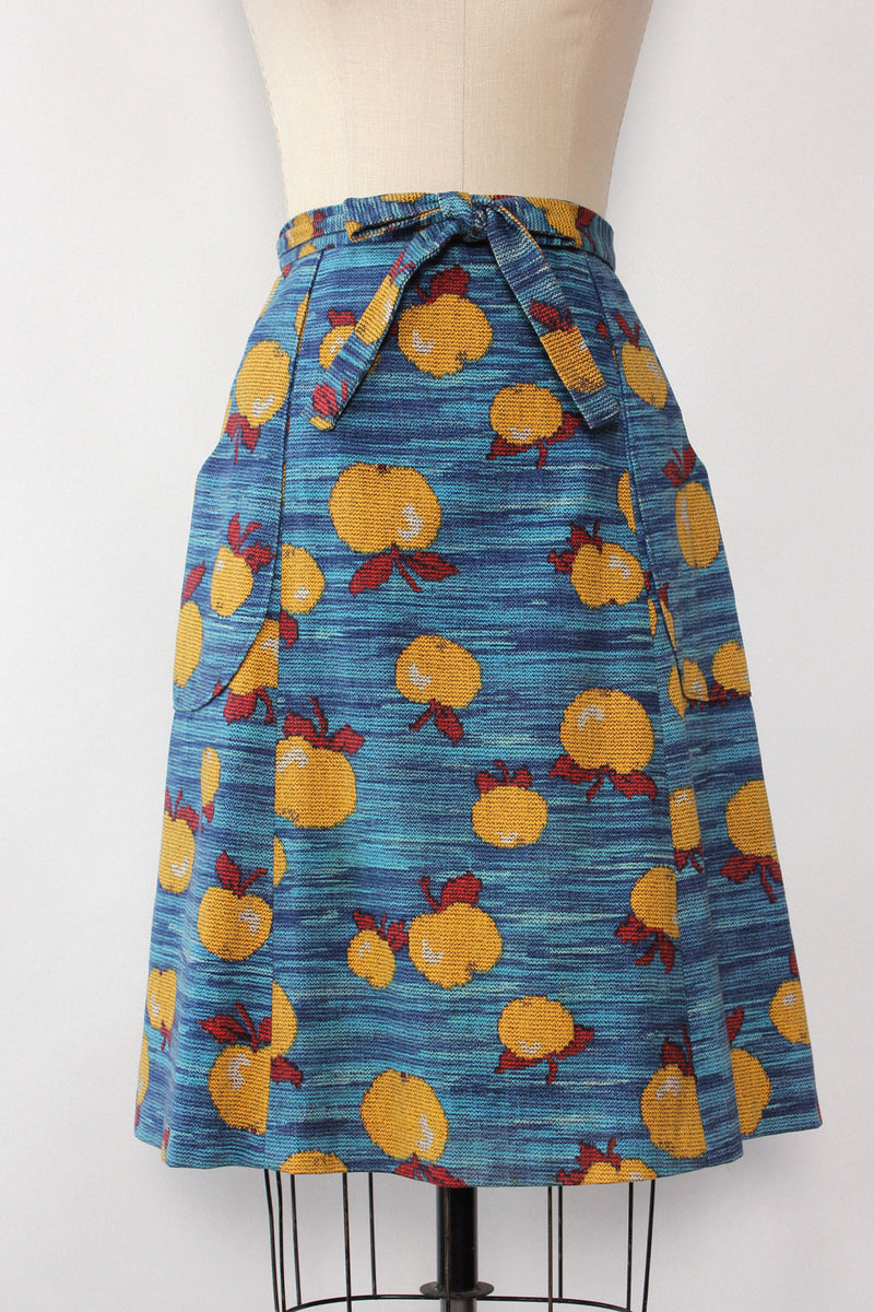 Fruity Pixel Print Wrap Skirt XS/S