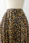 Leopard Life Midi Skirt M