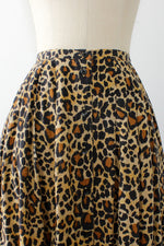 Leopard Life Midi Skirt M
