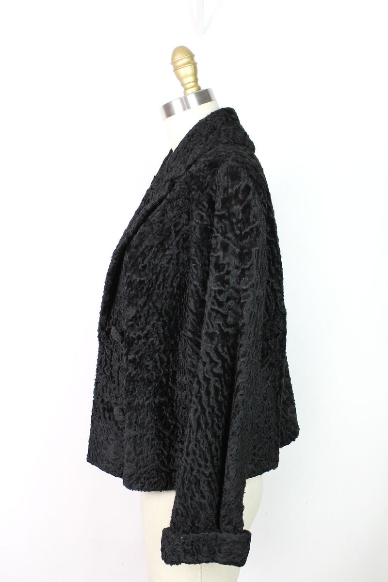 Persian Lamb Swing Coat M