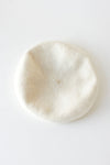Ivory Wool Beret